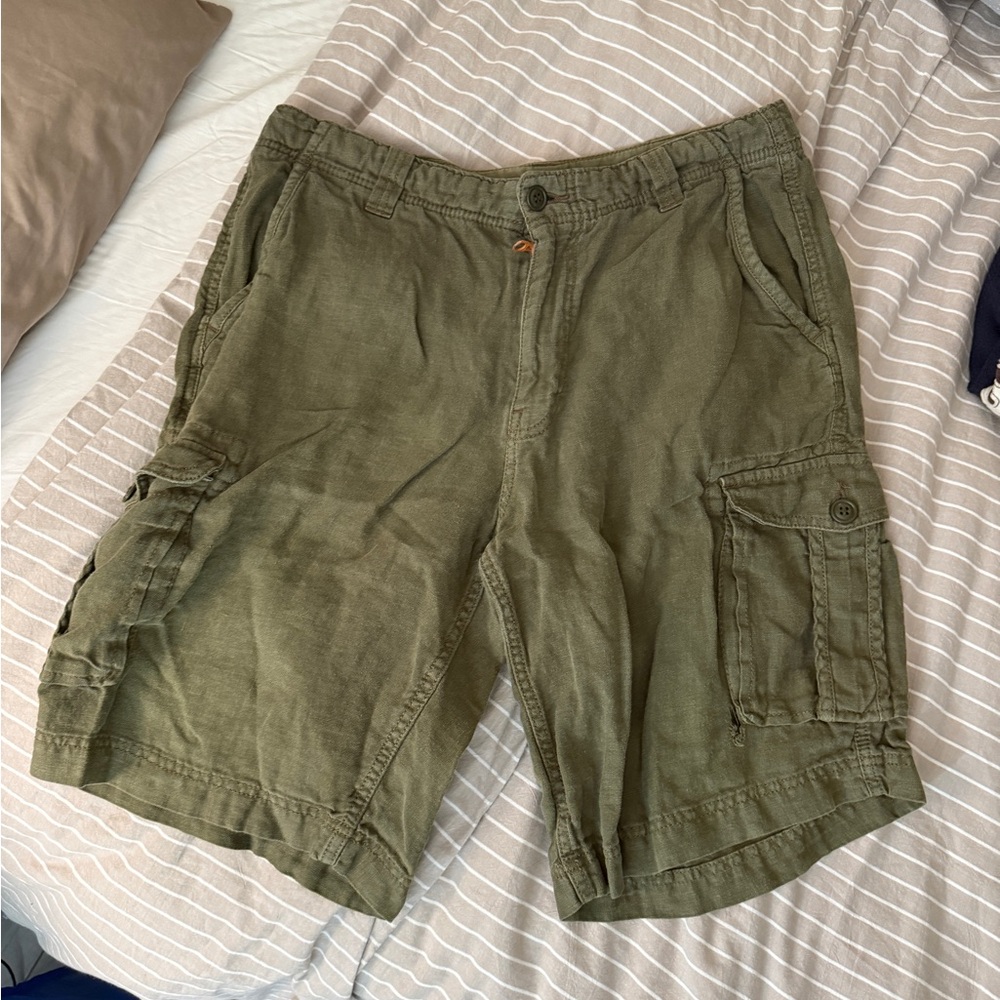 Lucky Brand Green Cargo Shorts for Men